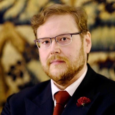 Luke A. Reynolds, visiting assistant professor, History Department. Photo by M.H. McFerren, 2022.